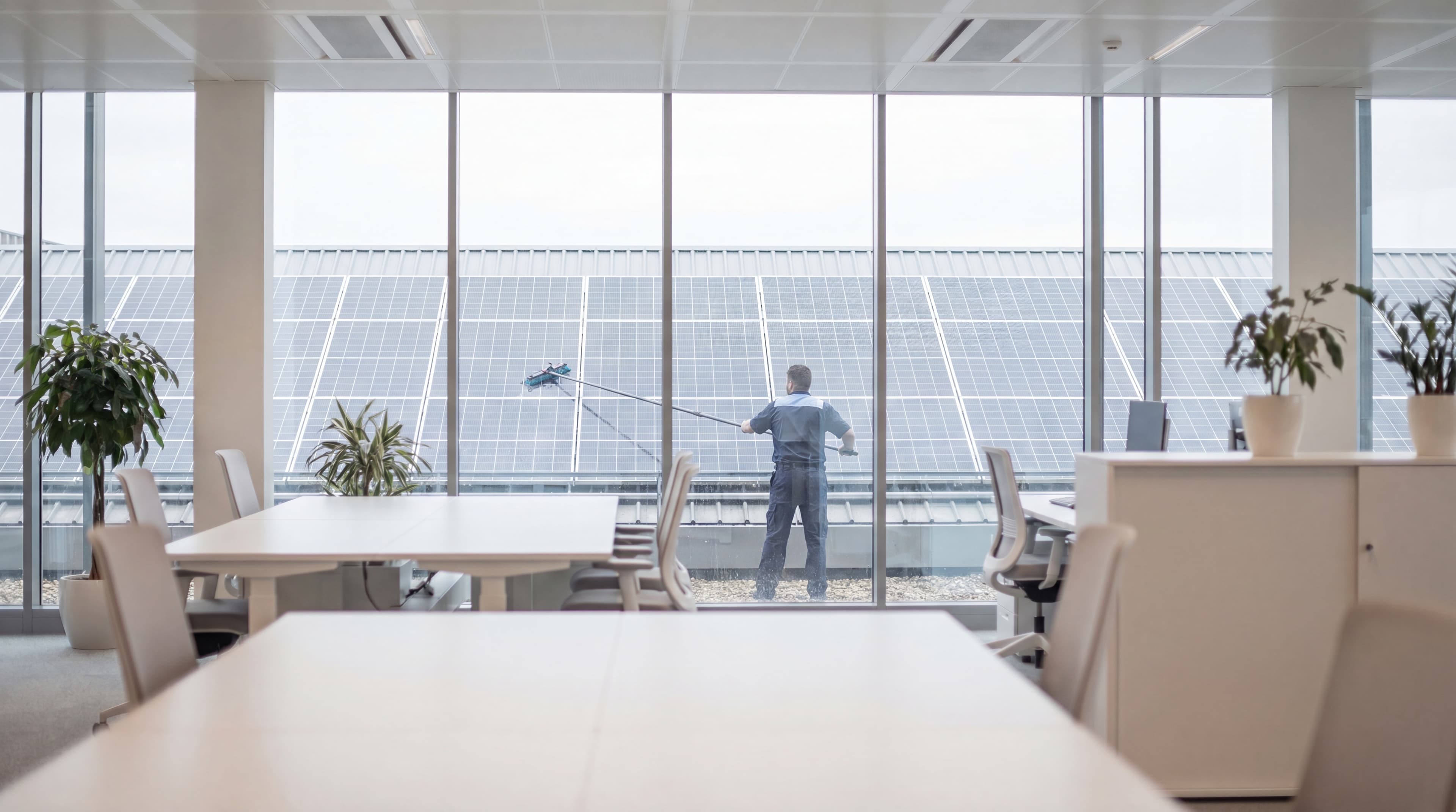 Photovoltaik-Reinigung